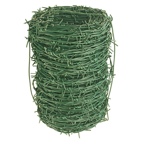 Drot Barwire Pvc 2,10 mm, L-050 m, ostnatý