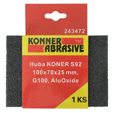 Huba KONER S92 100x70x25 mm, G100, AluOxide