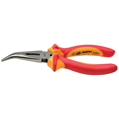 Klieste whirlpower® 15703-311 200 mm, so zahnutým nosom, VDE 1000, DIN5745