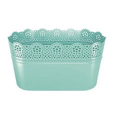Kvetináč LACE 285 mm, pistáciový