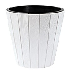 Kvetináč Woode 490, 54 lit, biely
