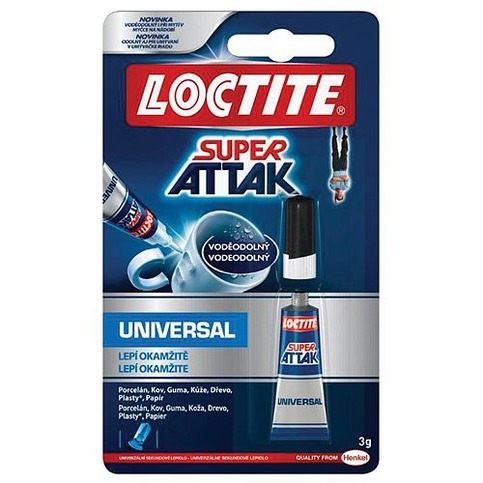 Lepidlo Loctite® Super Attak Universal, 3 g