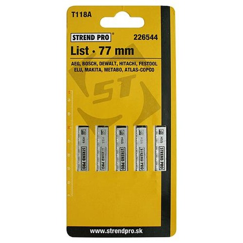 List STREND PRO T118A 77 mm, 21z, bal. 5 ks (kov)