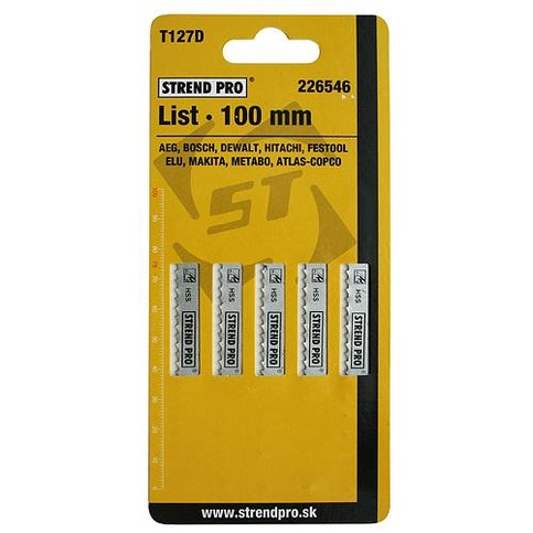 List STREND PRO T127D 100 mm, 8z, bal. 5 ks (kov)