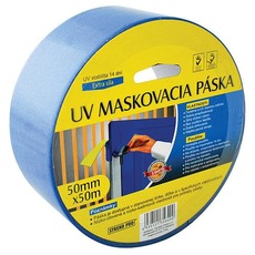 Paska KL-SMV-02 50 mm, L-50 m, maskovacia, modrá, U.V.7-17 d