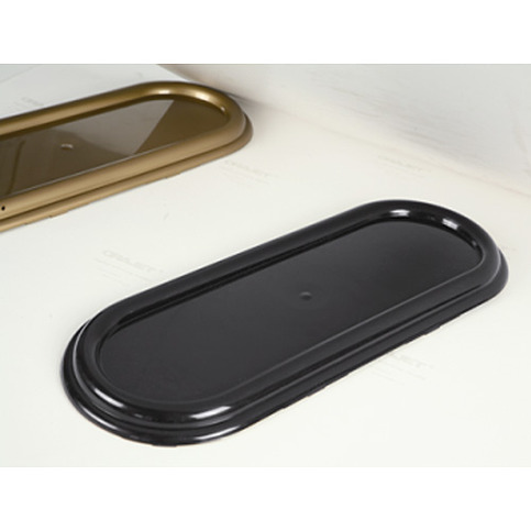 Podstavec LA503-04 oválny 435x195 mm, čierna