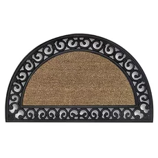 Rohozka CC RCP 00, Ornament, 45x75 cm, guma, polkruh
