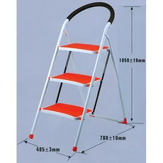 Schodky WR2062K-1 • 3 stup, nosn. 150 kg, oranžové