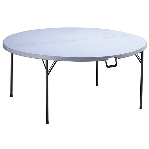 Stol Grameen LENNON, 160x75 cm, skladací, okrúhly, 100 kg