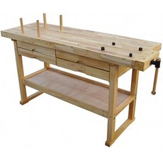 Stol STREND PRO WB004, pracovný, 1640x500x820 mm, drevený
